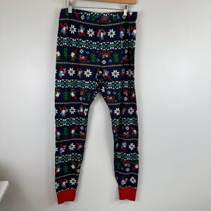 Hanna Andersson Adult Holiday Long John Pajama Pant Size Large 66994 Gnome